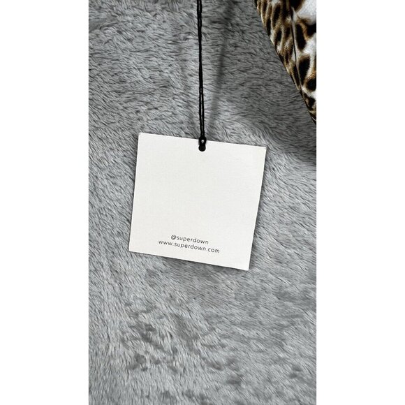 Superdown Loraine Bustier Top - Leopard Print (Size XS, New with Tags) - Picture 5 of 15